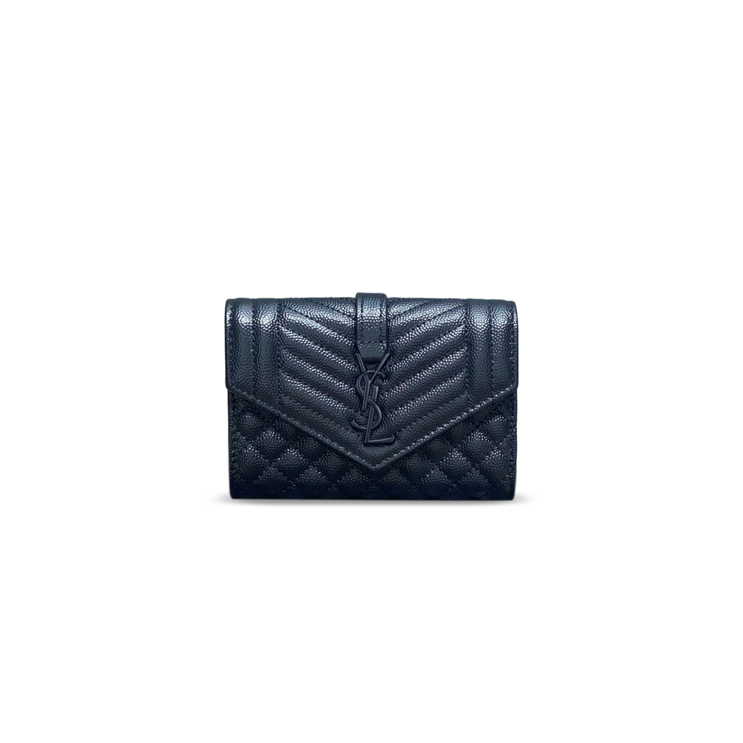 YSL MONOGRAM SMALL ENVELOPE WALLET 651026 (13.5*9.5*3cm)